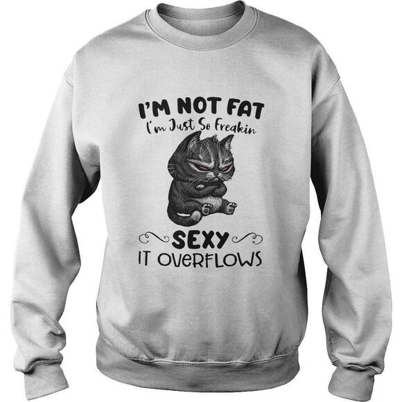Other - Cat Im Not Fat Im Just So Freakin Sexy It Overflows Shirt